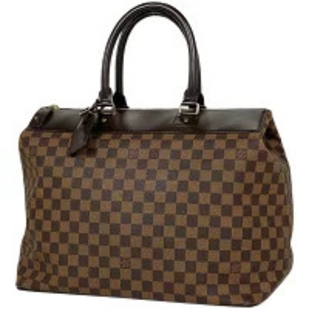 Louis Vuitton Greenwich Handbag Travel Business Trip Boston Bag Damier Brown